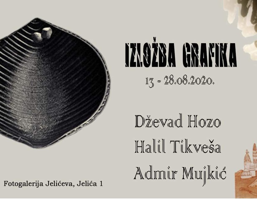 U četvrtak otvorenje izložbe grafika tri velika imena iz BiH
