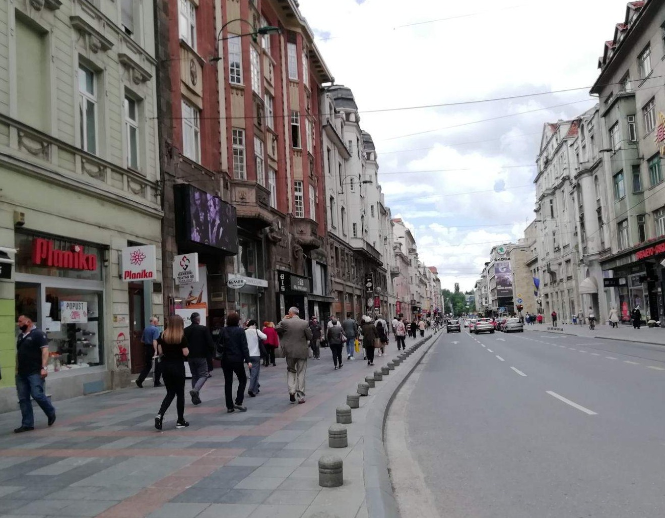 U Sarajevu danas sunčano vrijeme, dnevna temperatura 28 stepeni