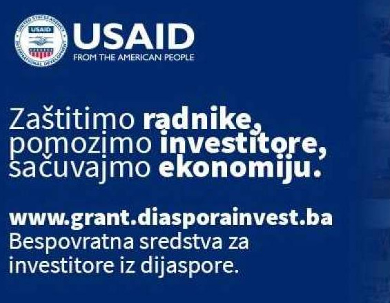 USAID kroz projekat 'Diaspora Invest' otvorio novi poziv za dodjelu grantova 