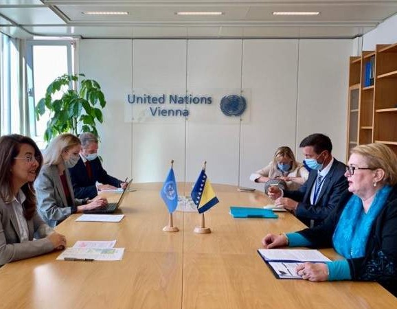 Turković u Beču sa direktoricom UNODC-a: BiH je prioritet za UNODC