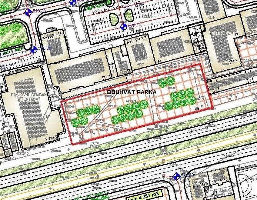 Prezentiran Idejni projekat izgradnje urbanog parka u ulici Zmaja od Bosne na lokalitetu Parka nacionalnih manjina