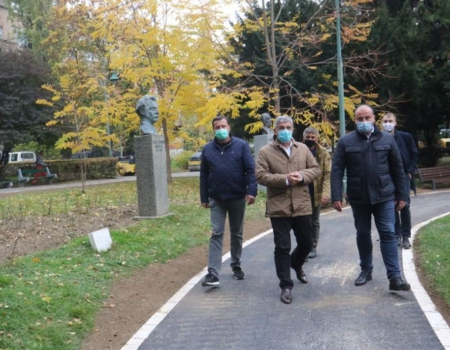 Park preko puta Predsjedništva BiH poprimio novi izgled