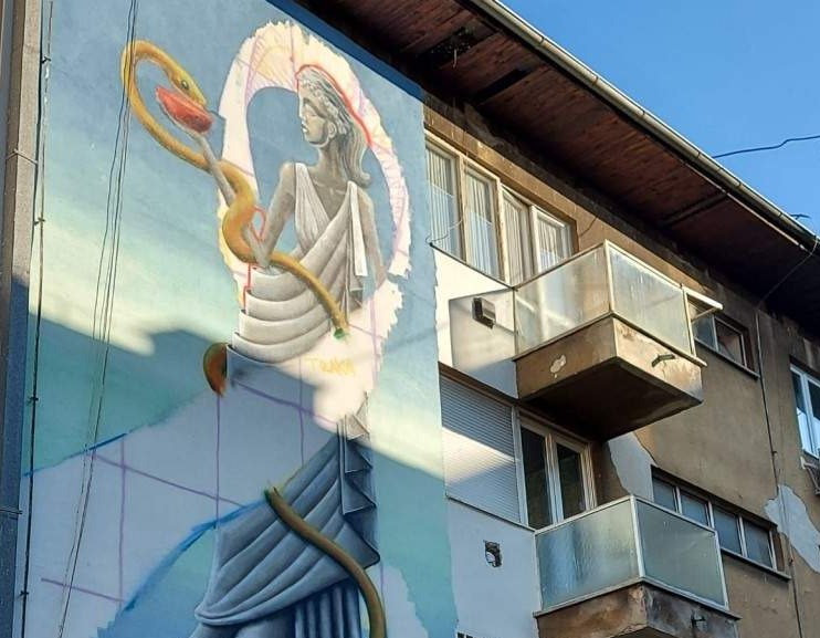 Mural 'Izlječenje' u Sarajevu kao podsjetnik na redovnu brigu o zdravlju