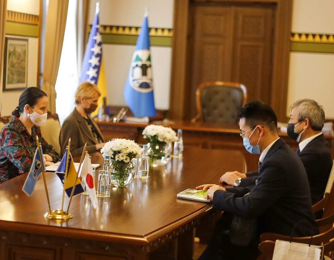 Gradonačelnica Karić u nastupnu posjetu primila veleposlanika Japana