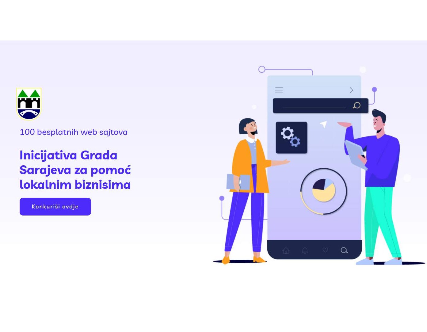 Grad Sarajevo produžava rok za prijavu za besplatne web sajtove ili online trgovine