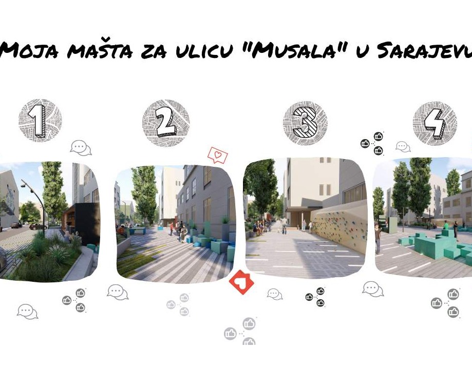 Glasujte za predložene koncepte redizajna Ulice Musala na Platformi otvorenih inovacija