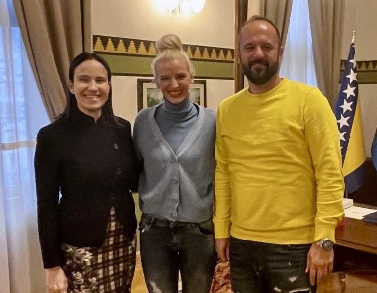 Karić ugostila najbolju bh. tenisačicu Deu Herdželaš