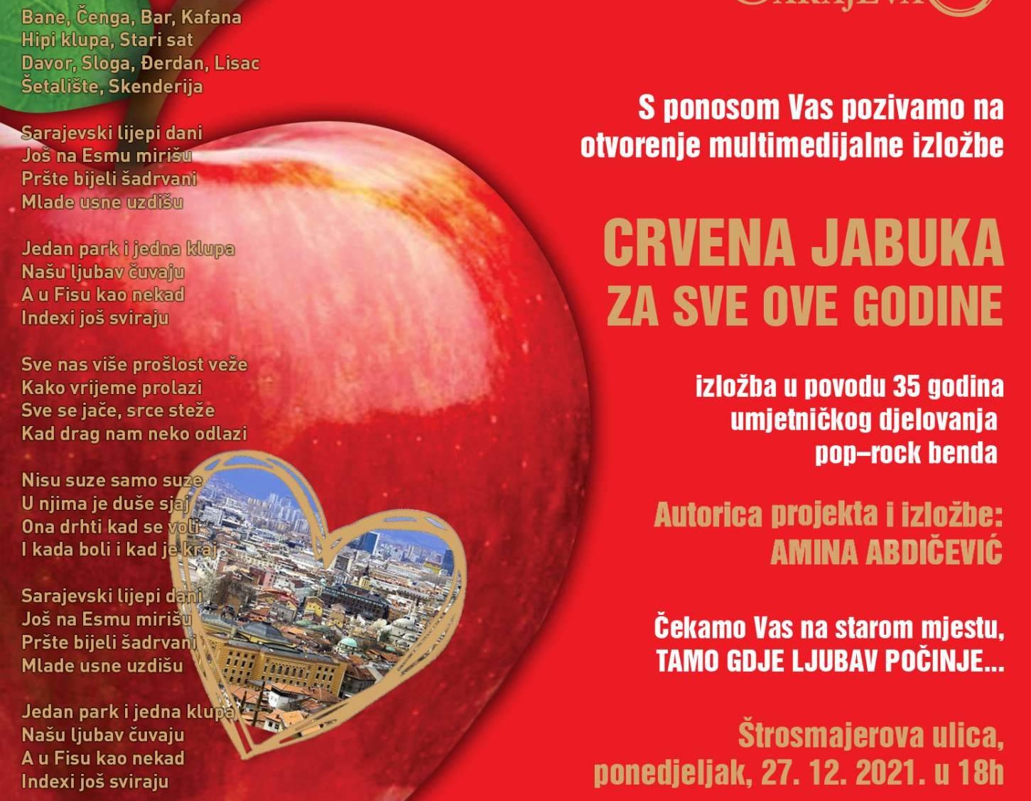 Sarajevo: Božićni i novogodišnji ugođaj uz nastup zborova, Noć kina, izložbu o Crvenoj jabuci....