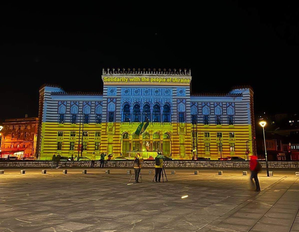 Grad Sarajevo izrazio solidarnost s narodom Ukrajine