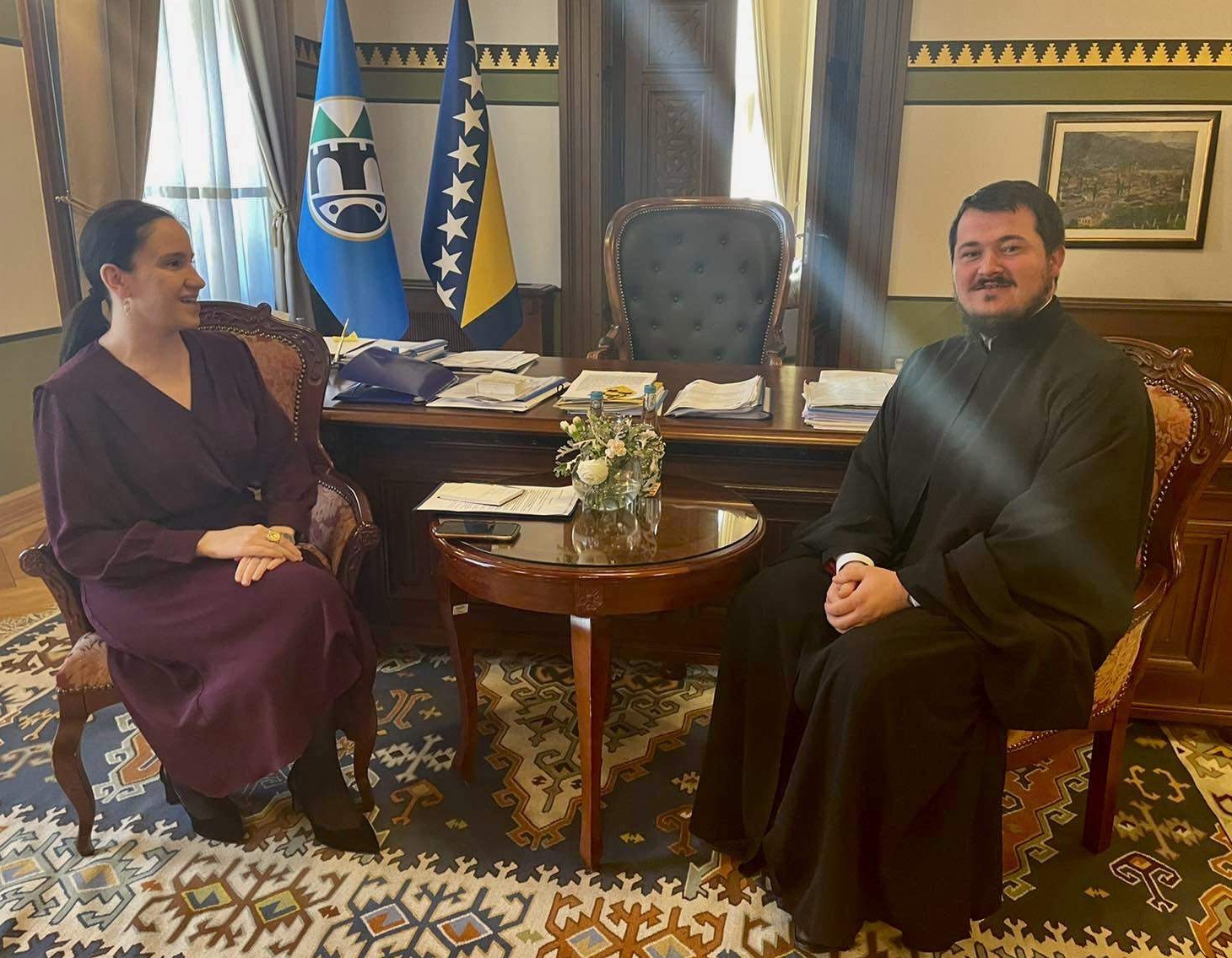 Karić u Vijećnici ugostila novog starješinu Saborne crkve 