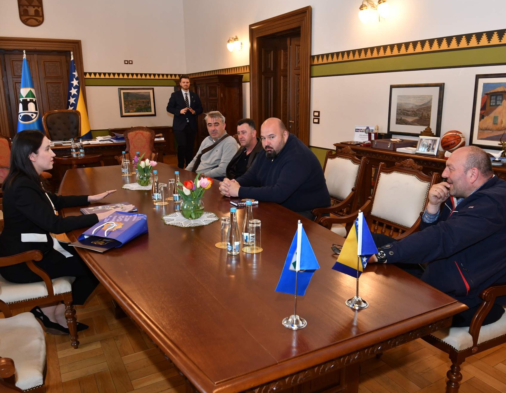 Karić ugostila predstavnike Udruge veterana Odreda policije za specijalne namjene “Lasta”