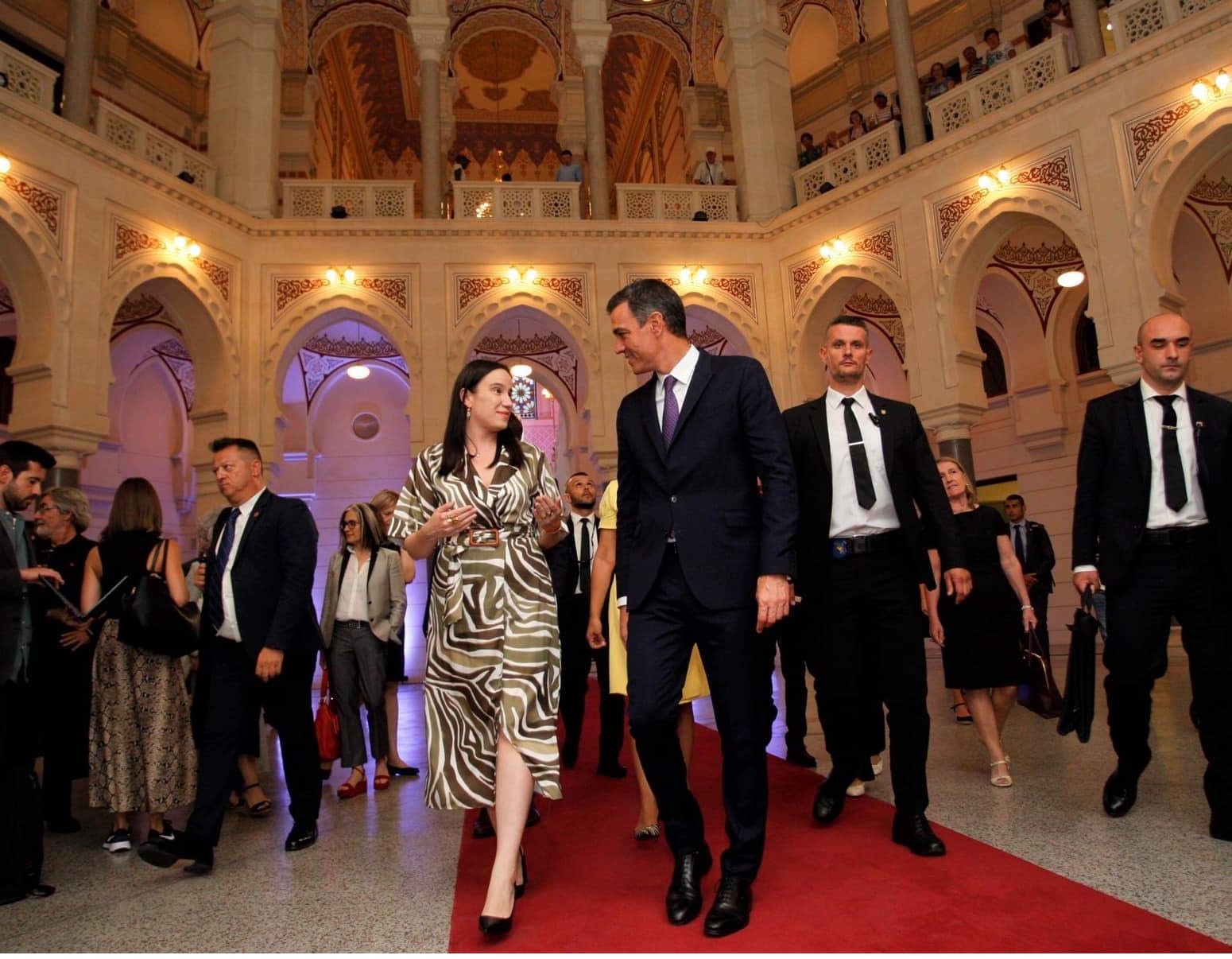 Gradonačelnica Karić u Vijećnici ugostila španjolskog premijera Pedra Sáncheza