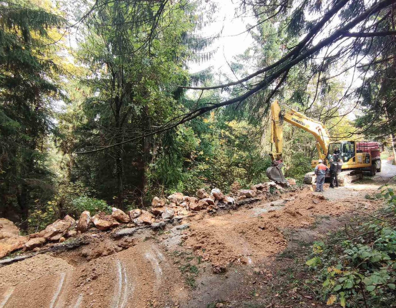 Grad Sarajevo: Radovi na izgradnji kanalizacijskog sustava Trebević teku predviđenom dinamikom