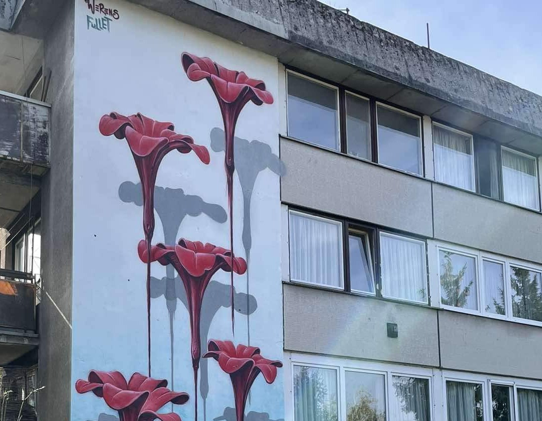 Sarajevo i Sabadell: Grafit sjećanja sa simbolom Sarajevske ruže