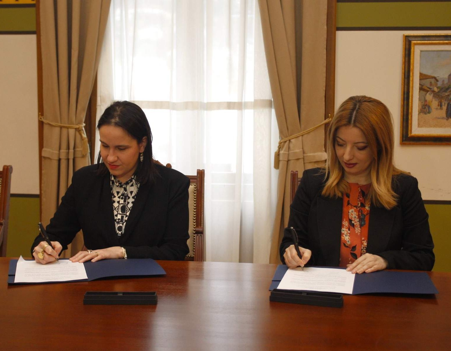 Karić i Arsovska potpisale Pismo namjere o zajedničkoj suradnji Sarajeva i Skopja