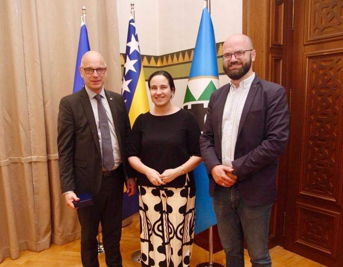 Tom Malvet gost gradonačelnice Benjamine Karić u Vijećnici