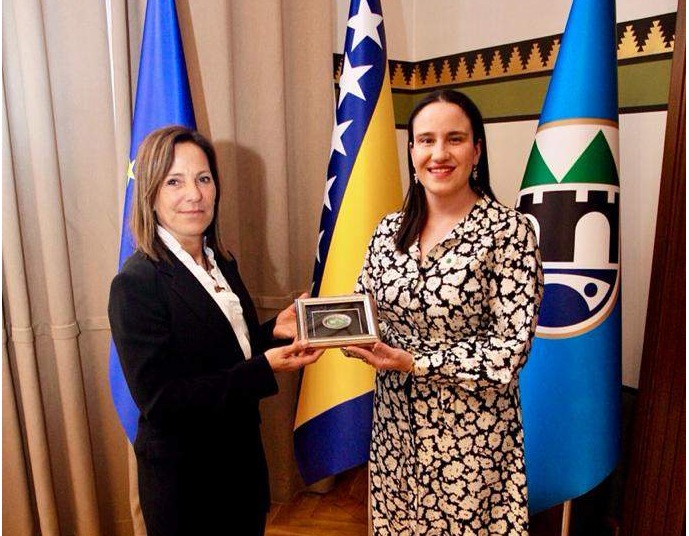 Gradonačelnica Karić susrela se s Gatti Santana, predsjednicom MRMKS-a