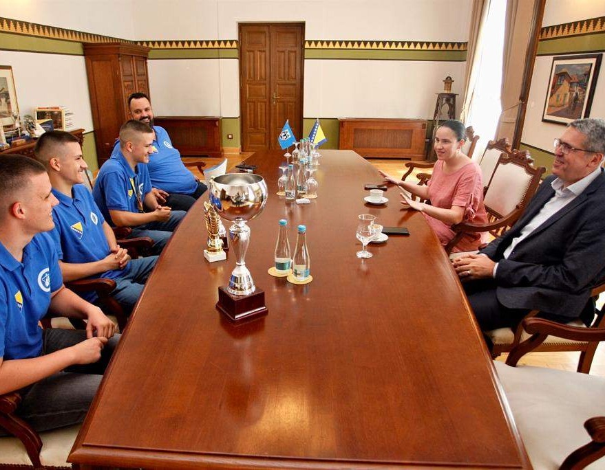 Gradonačelnica Karić u Vijećnici ugostila braću Kunovac