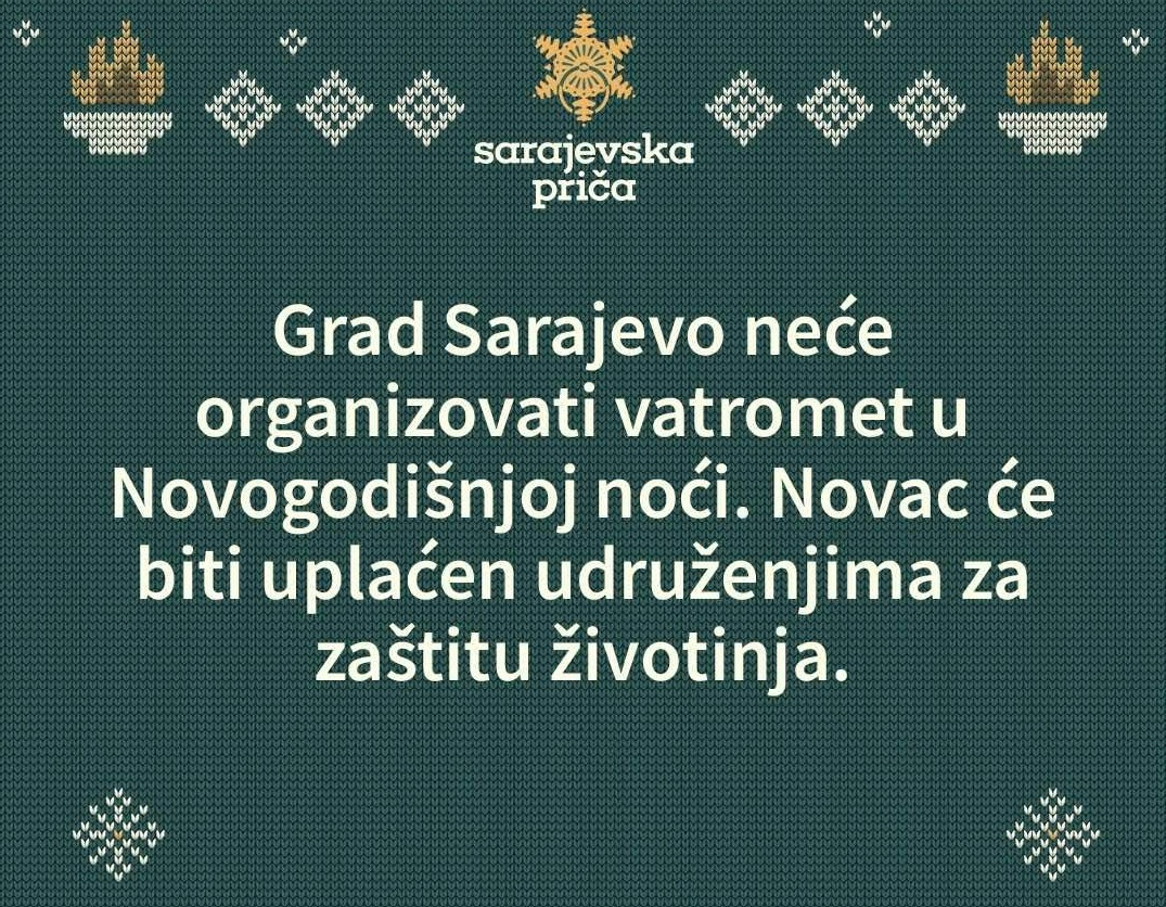 Karić: Bez vatrometa u novogodišnjoj noći