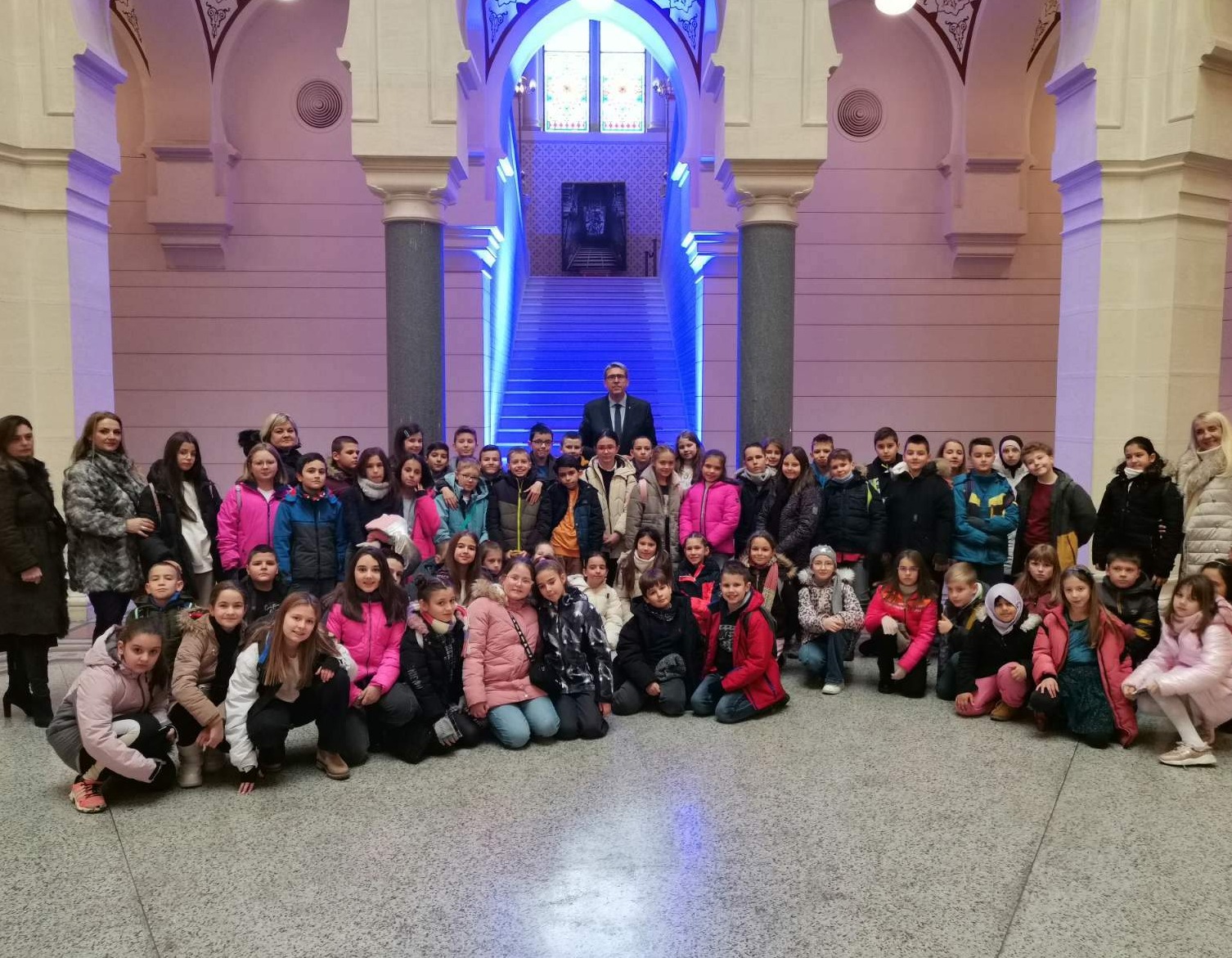 Samir Avdić u Vijećnici ugostio učenike Osnovne škole „Nafija Sarajlić“