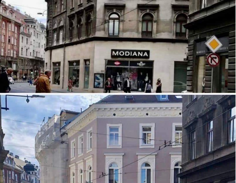 Reakcija gradonačelnice na obrušavanje fasade