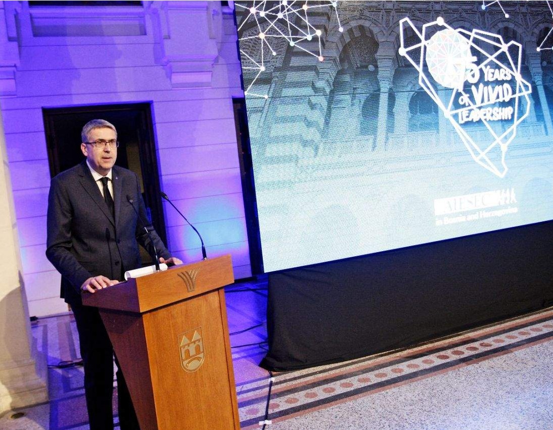 Zamjenik gradonačelnice Avdić na svečanosti povodom 70 godina AIESEC-a u BiH