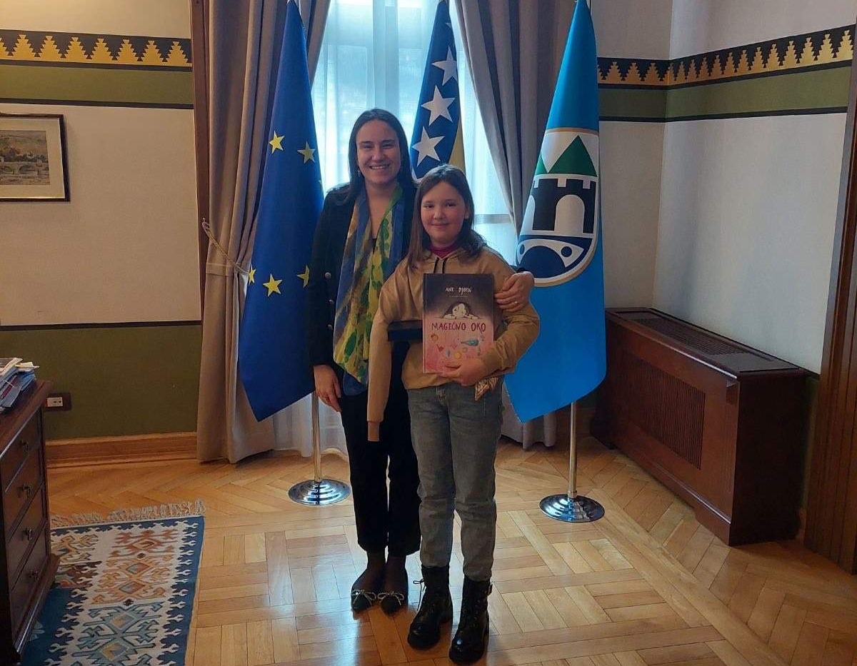 Gradonačelnica Karić ugostila hrabru Adnu Aličehajić
