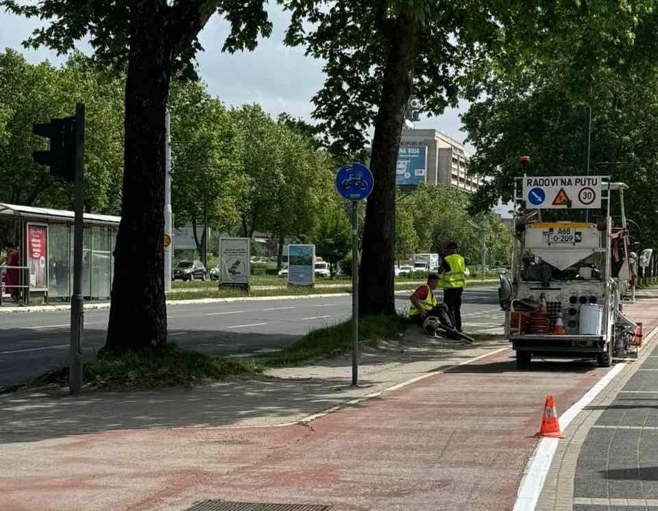 Obećano - ispunjeno: Započele aktivnosti na obnovi i farbanju biciklističkih staza