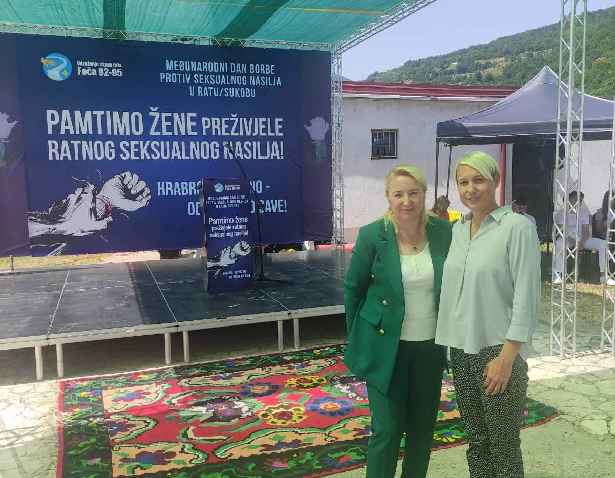 Margetić Stakić na obilježavanju Međunarodnog dana borbe protiv seksualnog nasilja nad ženama u ratu