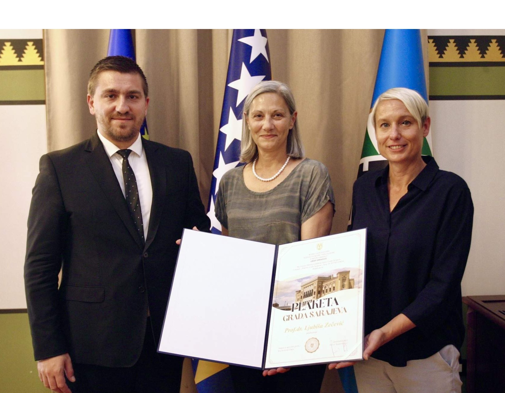 Plaketa Grada Sarajeva za 2024. godinu prof. dr. Ljubiši Zečeviću posthumno