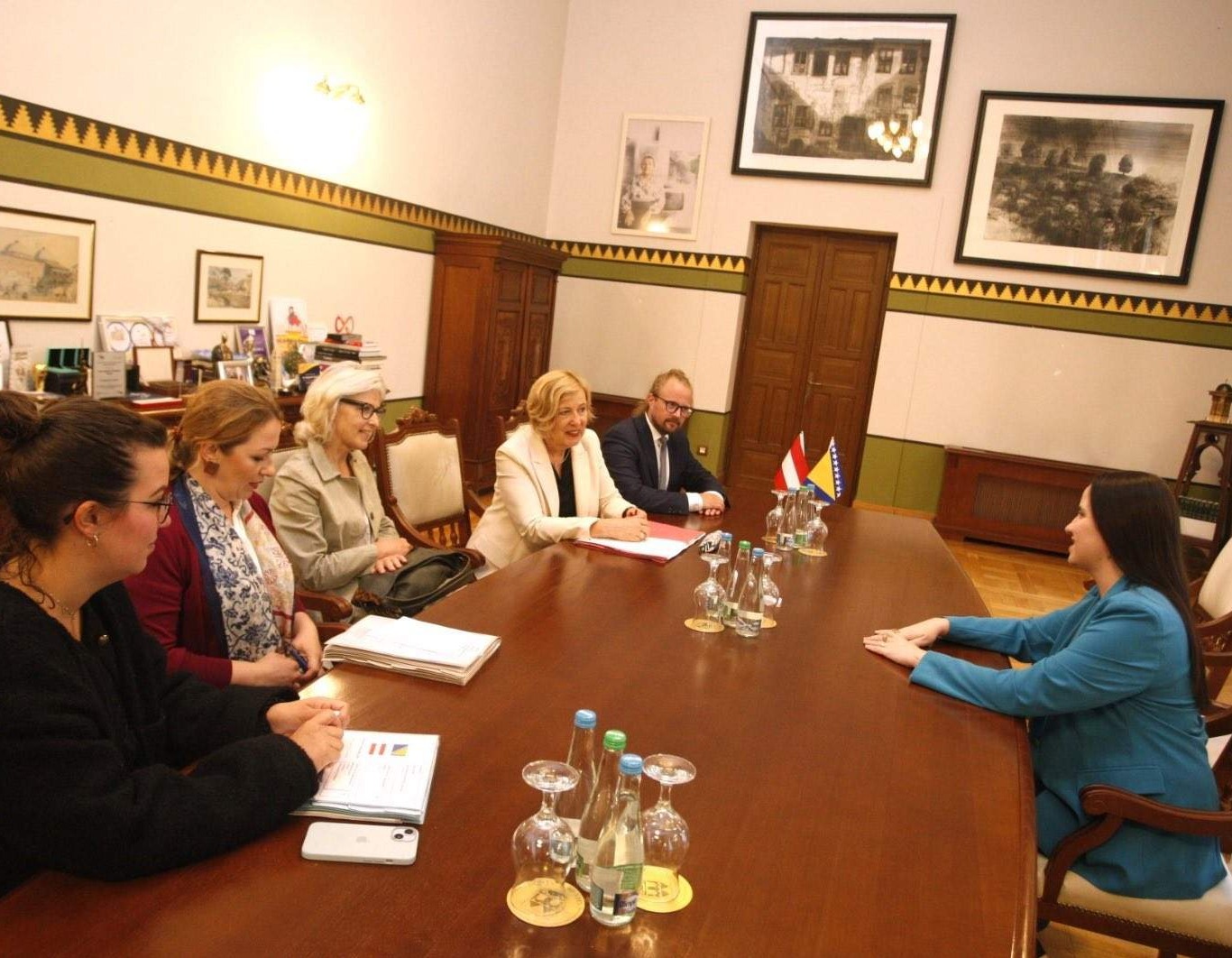 Benjamina Karić u Vijećnici ugostila izaslanstvo prijateljske Austrije