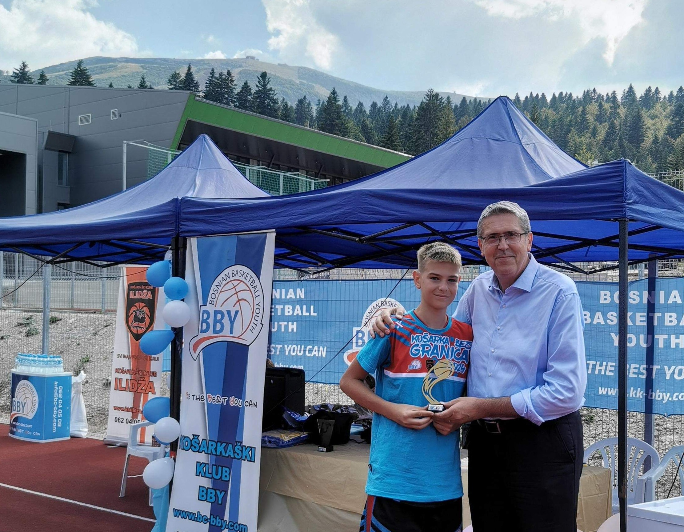 Avdić na ceremoniji zatvaranja kampa „Košarka bez granica 2024“ na Bjelašnici