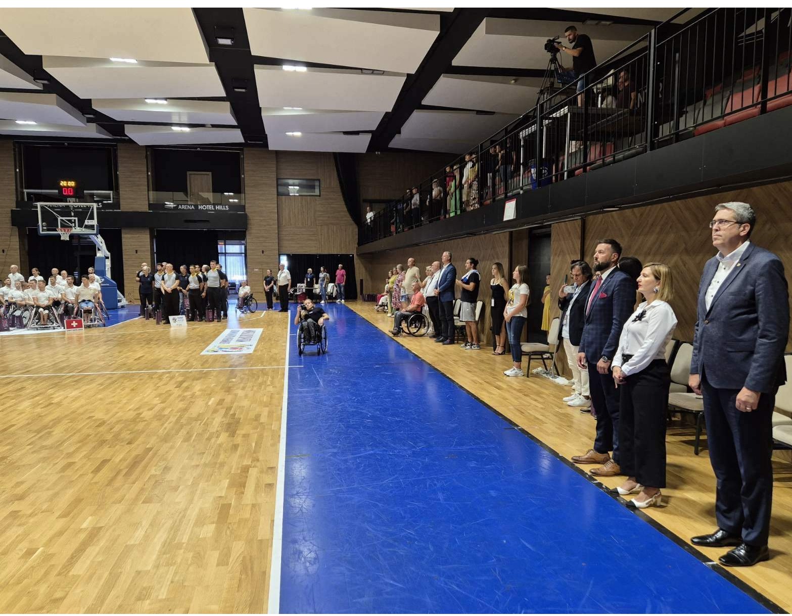Zamjenik gradonačelnice Avdić na svečanom otvorenju Europskog prvenstva u košarci u kolicima