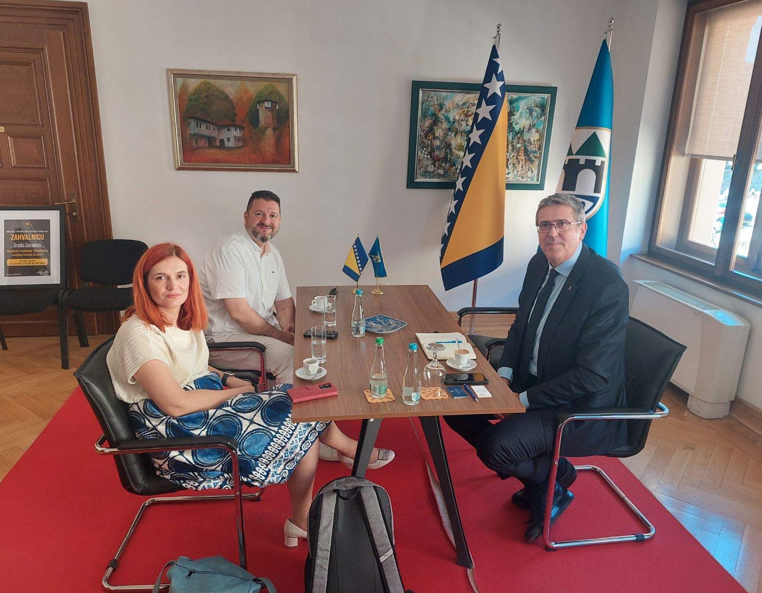 Susret zamjenika gradonačelnice Avdića s predsjednikom Saveza bh. udruge u Austriji "Consilium Bosniacum"