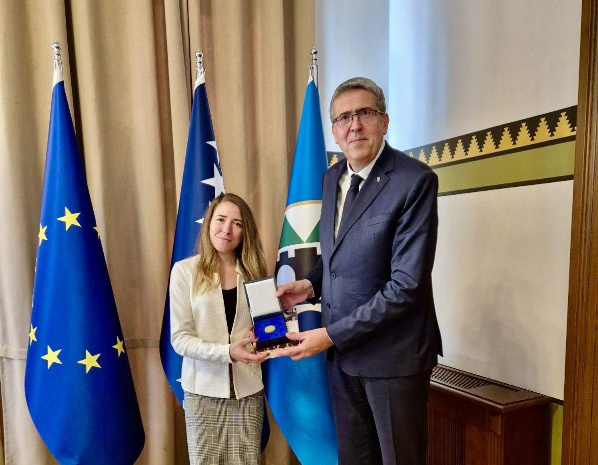 Avdić ugostio najbolju bh. biciklistkinju i europsku viceprvakinju Lejlu Njemčević