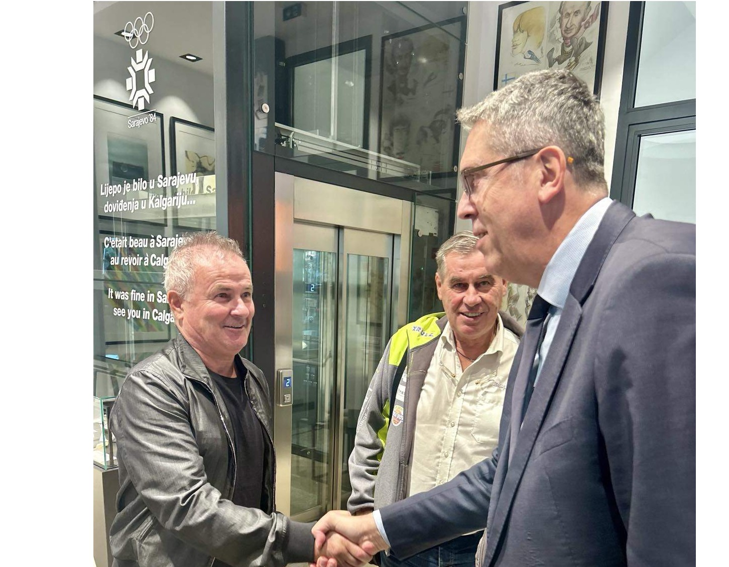 „Razgovor“ u Olimpijskom muzeju: Zamjenik gradonačelnice Avdić poželio dobrodošlicu Primožu Ulagi