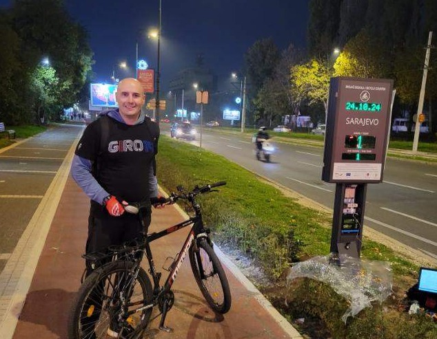 Postavljen prvi brojač za bicikla u Sarajevu