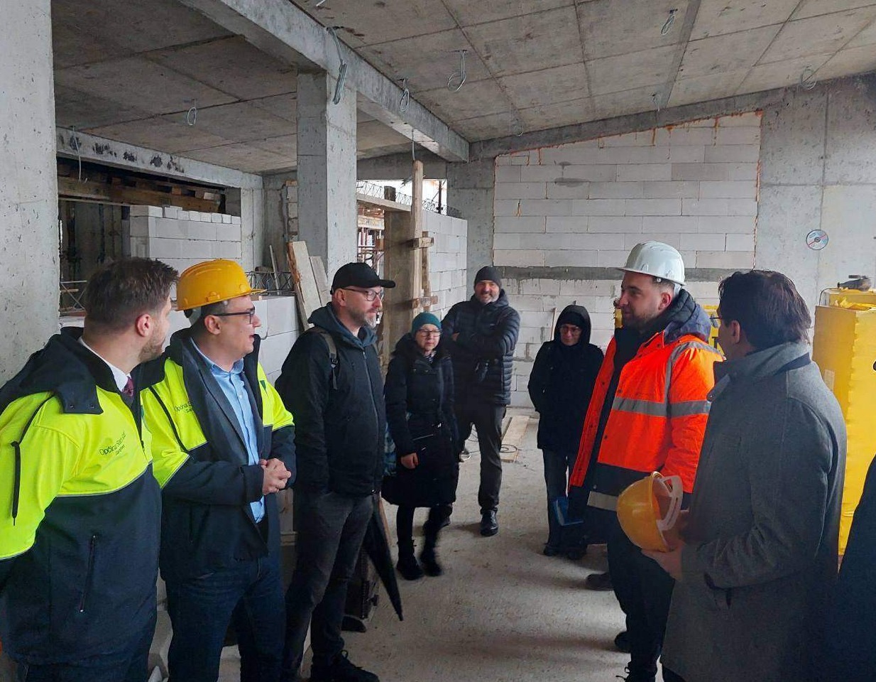 Puharić i Čengić obišli radove na vrtiću “Agan Bostandžić” 