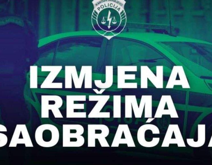 Izmjena režima saobraćaja povodom Javnog dočeka Nove 2025. godine