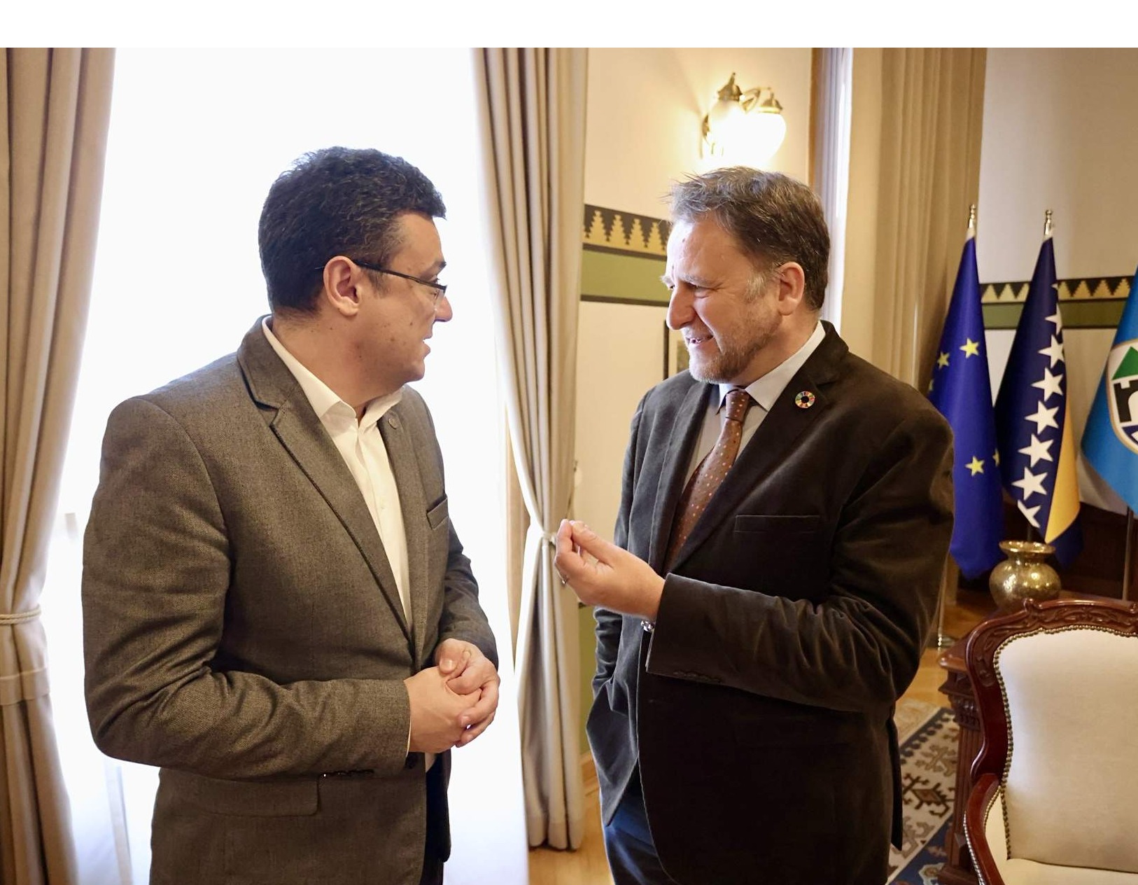 Gradonačelnik Puharić susreo se s rezidentnim predstavnikom UNDP-a u BiH, Renaudom Meyerom 
