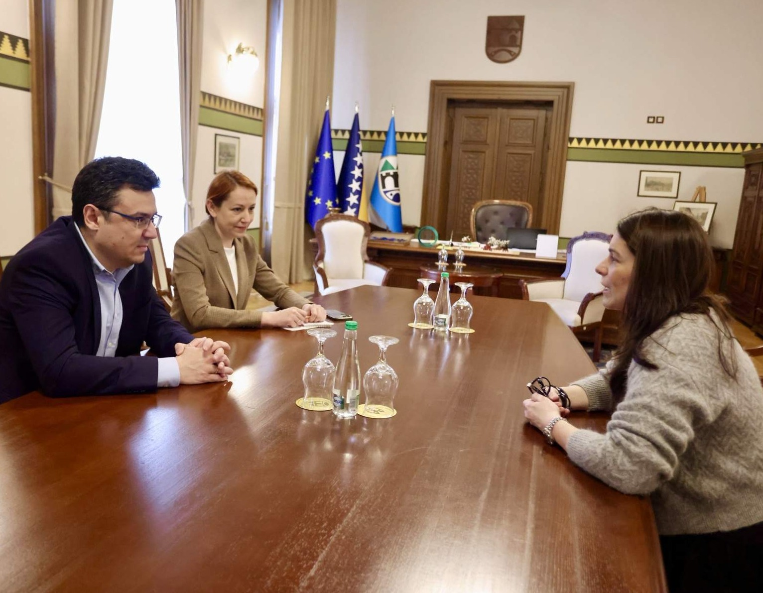 Vijećnica: Susret gradonačelnika Puharića i direktorice SARTR-a