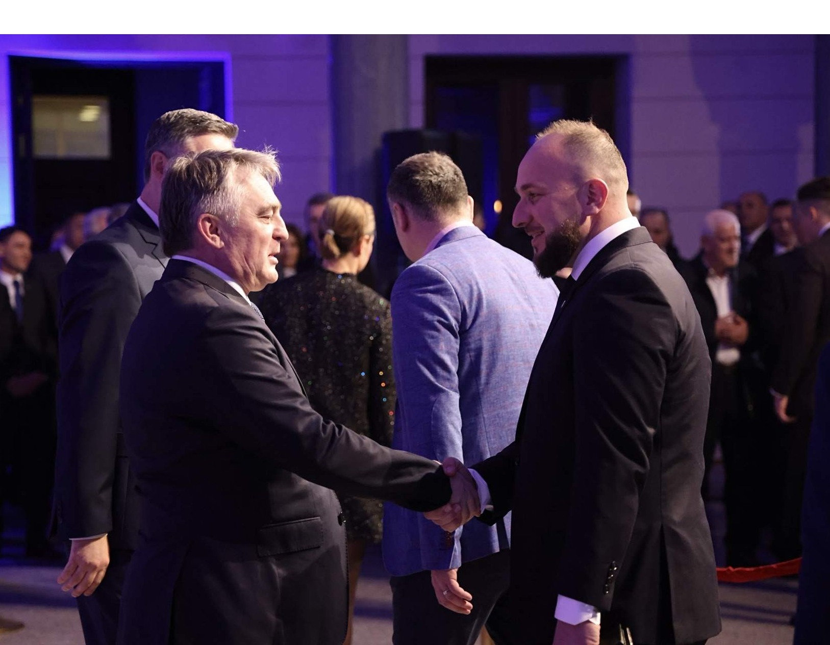 Povodom Dana neovisnosti: Zamjenik gradonačelnika Selimbegović na Svečanom prijemu u Vijećnici u organizaciji članova Predsjedništva BiH, Komšića i Bećirovića