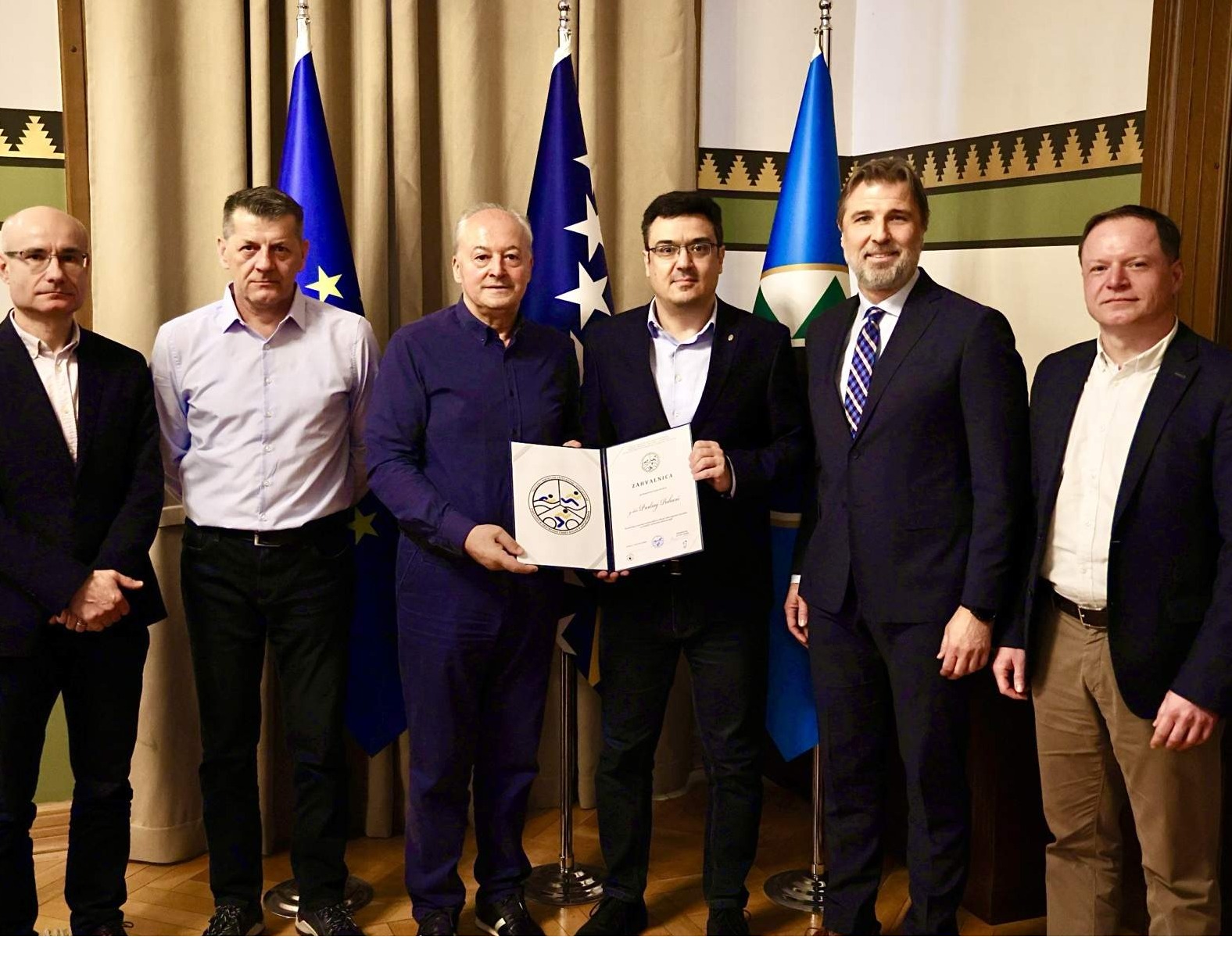 Gradonačelnik Puharić s predstavnicima Triatlon i pentatlon saveza BiH