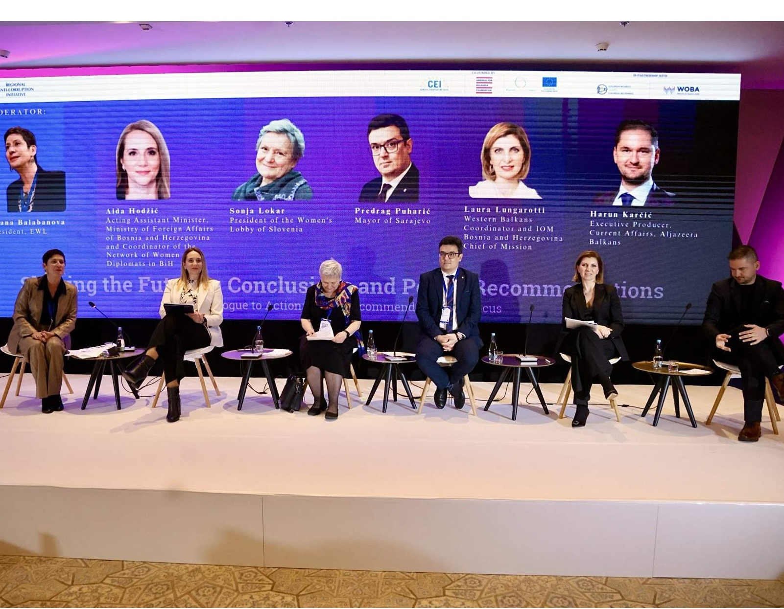 Puharić na konferenciji „Regionalni politički dijalog o dobrom upravljanju i ženskom vodstvu u jugoistočnoj Evropi“