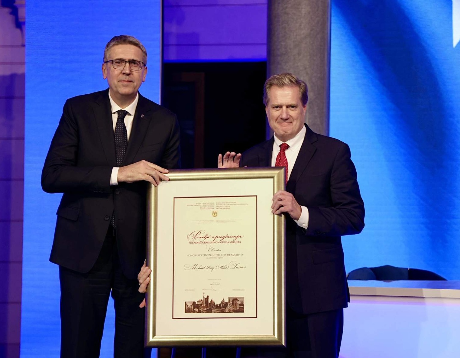 Počasni građanin Grada Sarajeva za 2025. godinu