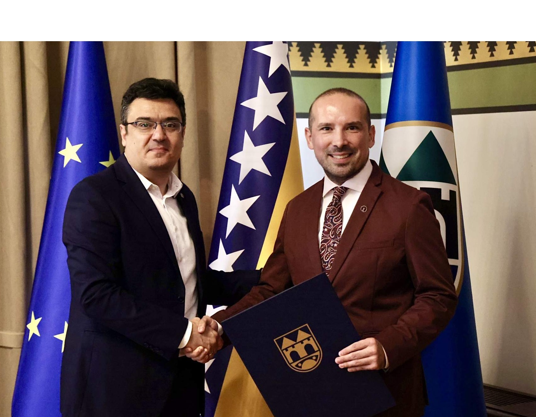 Zahvalnica Grada Sarajeva JU Kantonalnom zavodu za zaštitu kulturno-povijesnog i prirodnog naslijeđa 