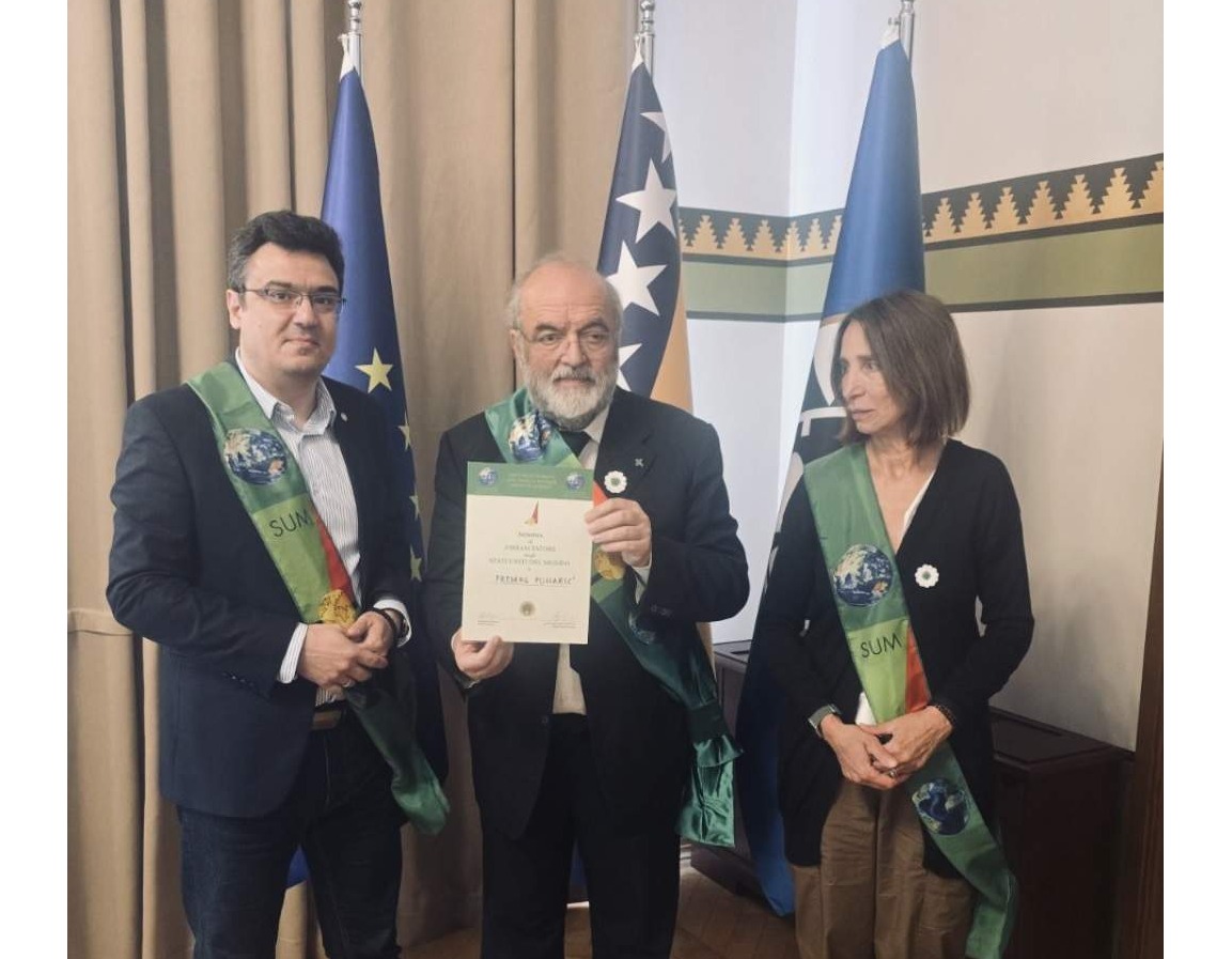 Gradonačelnik Puharić ugostio prof. Michelea Capassa, generalnog tajnika Ujedinjenih država svijeta