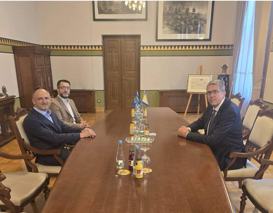 Susret gradonačelnika Avdića i glavnog imama Medžlisa IZ Sarajevo, dr. Abdulgafara ef. Velića