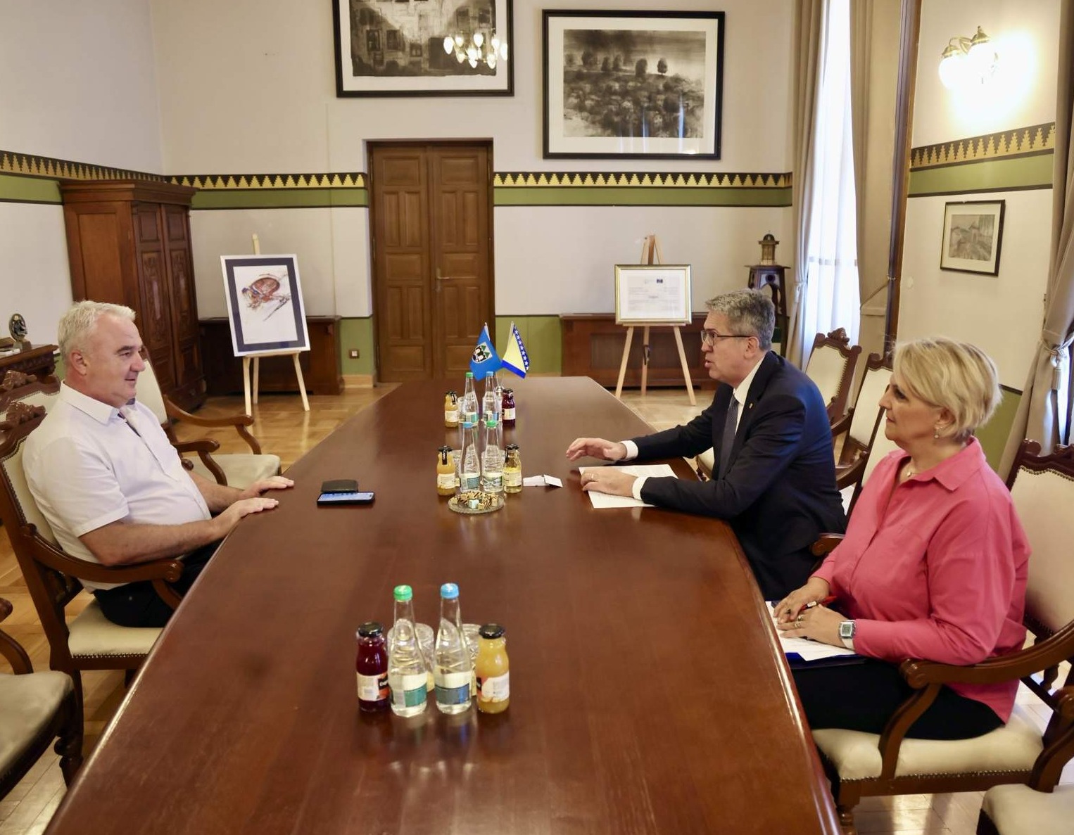 Susret gradonačelnika Avdića i veleposlanika BiH u Kataru