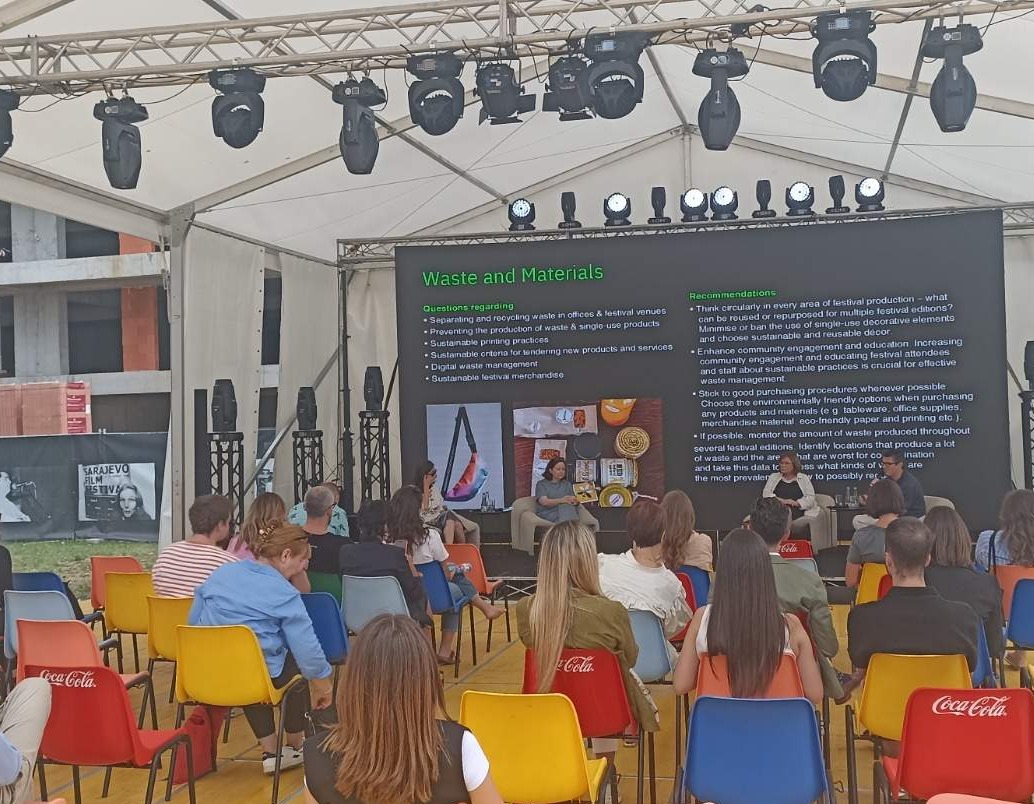 CineLink Industry Days: Grad Sarajevo sudjelovao na panelu “Greener Festivals in a High-Footprint Business: What We Can (and Can’t) Control”